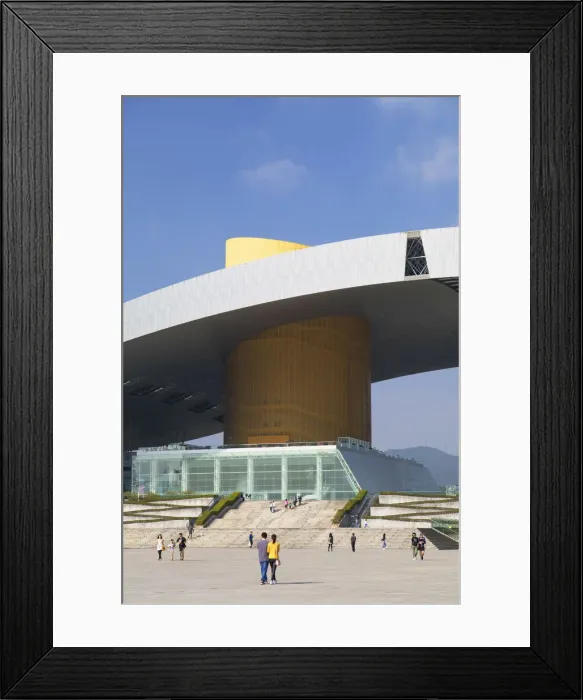 Framed Print : Civic Centre in Civic Square, Futian, Shenzhen, Guangdong, China Framed Print : Civic Centre in Civic Square, Futian, Shenzhen, Guangdong, China