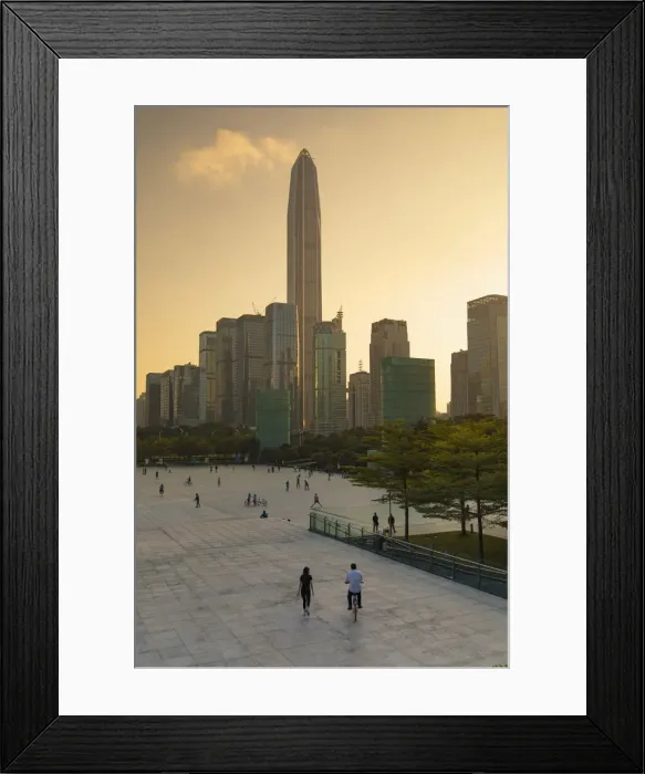 Framed Print : Ping An International Finance Centre (worlds 4th tallest building in 2017 at 600m) Framed Print : Ping An International Finance Centre (worlds 4th tallest building in 2017 at 600m)