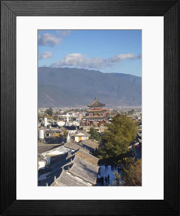 Framed Print : View of Dali, Yunnan, China Framed Print : View of Dali, Yunnan, China