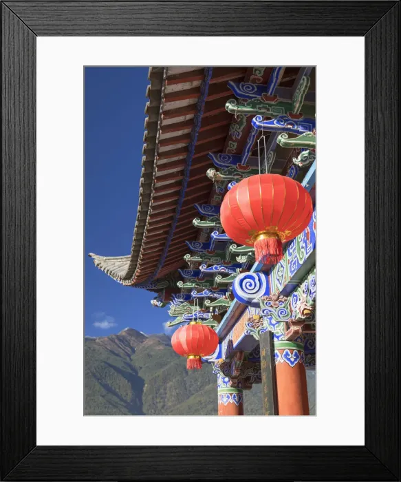 Framed Print : Wu Hua Gate, Dali, Yunnan, China Framed Print : Wu Hua Gate, Dali, Yunnan, China