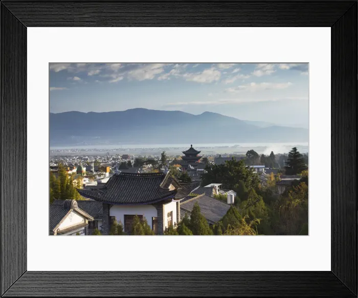 Framed Print : View of Dali, Yunnan, China