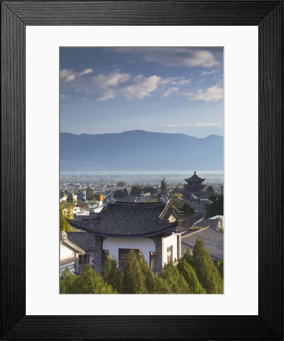 Framed Print : View of Dali, Yunnan, China Framed Print : View of Dali, Yunnan, China
