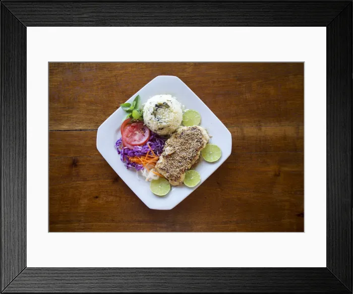 Framed Print : Brazil, Brazilian Amazon, Para, traditional Paraense food - rice with jambu leaves Framed Print : Brazil, Brazilian Amazon, Para, traditional Paraense food - rice with jambu leaves
