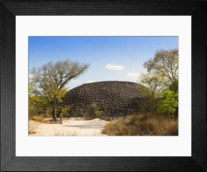 Framed Print : Brazil, Piaui, Sete Cidades national park, Sixth city, Tortoiseshell rock