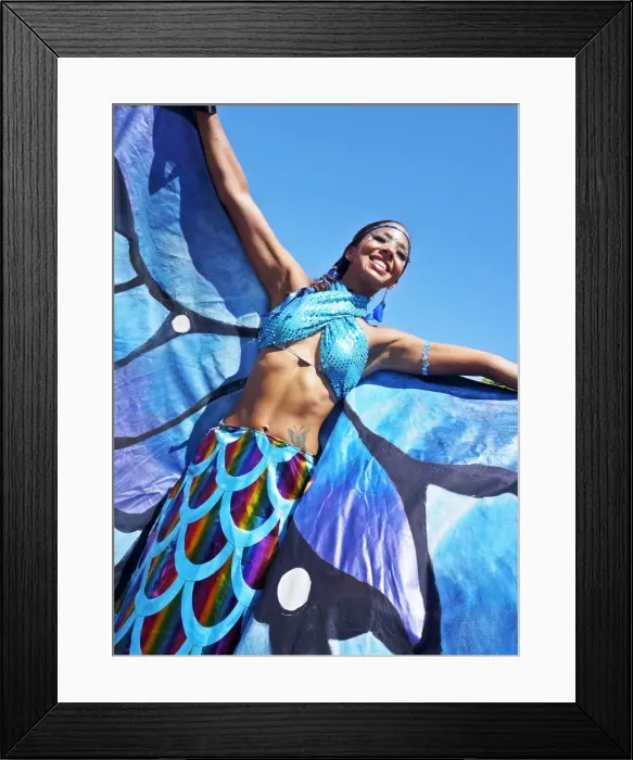 Framed Print : Brazil, State of Rio de Janeiro, City of Rio de Janeiro, Gloria, Bloco Orquestra Voadora
