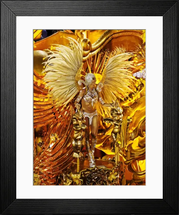 Framed Print : Brazil, State of Rio de Janeiro, City of Rio de Janeiro, Samba Dancer in the Carnival Framed Print : Brazil, State of Rio de Janeiro, City of Rio de Janeiro, Samba Dancer in the Carnival