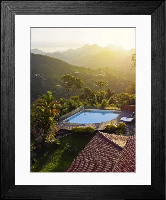 Framed Print : Brazil, State of Rio de Janeiro, Petropolis, Nogueira, View of the hotel Pousada Le Framed Print : Brazil, State of Rio de Janeiro, Petropolis, Nogueira, View of the hotel Pousada Le