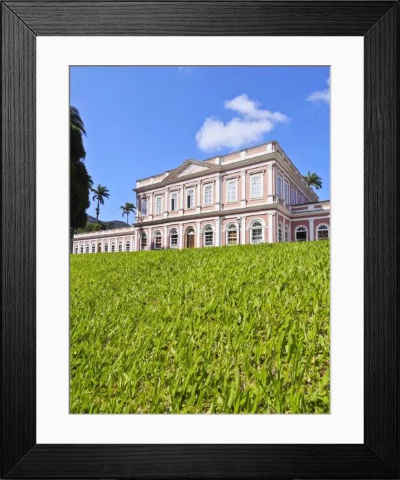 Framed Print : Brazil, State of Rio de Janeiro, Petropolis, Exterior viee of the The Museu Imperial Framed Print : Brazil, State of Rio de Janeiro, Petropolis, Exterior viee of the The Museu Imperial