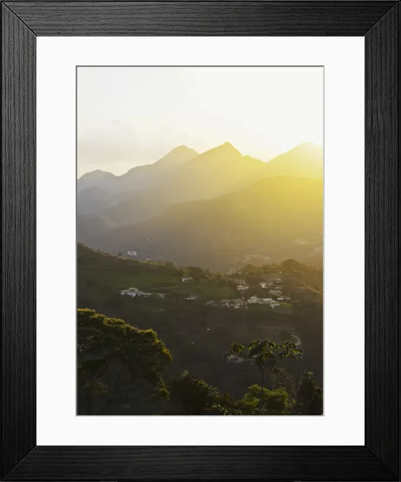 Framed Print : Brazil, State of Rio de Janeiro, View of the mountains near Petropolis Framed Print : Brazil, State of Rio de Janeiro, View of the mountains near Petropolis
