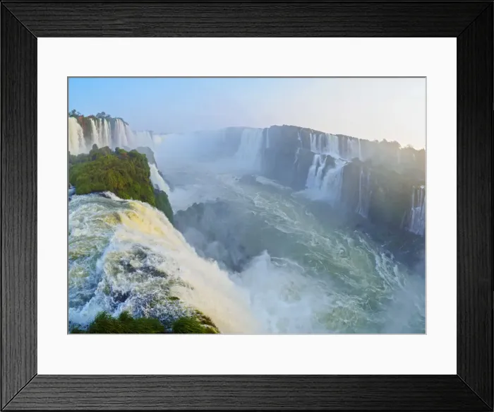 Framed Print : Brazil, State of Parana, Foz do Iguacu, View of the Devils Throat, part of Iguazu Framed Print : Brazil, State of Parana, Foz do Iguacu, View of the Devils Throat, part of Iguazu