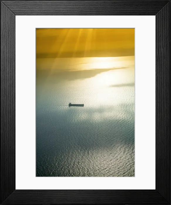 Framed Print : South America, Brazil, Para state, Belem, an ocean-going container vessel in the Baia Framed Print : South America, Brazil, Para state, Belem, an ocean-going container vessel in the Baia