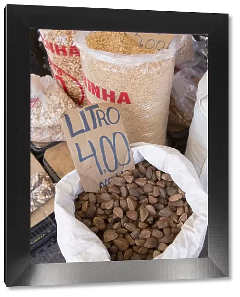 South America, Brazil, Para state, Belem, Ver-o-Peso market, Brazil nuts for sale