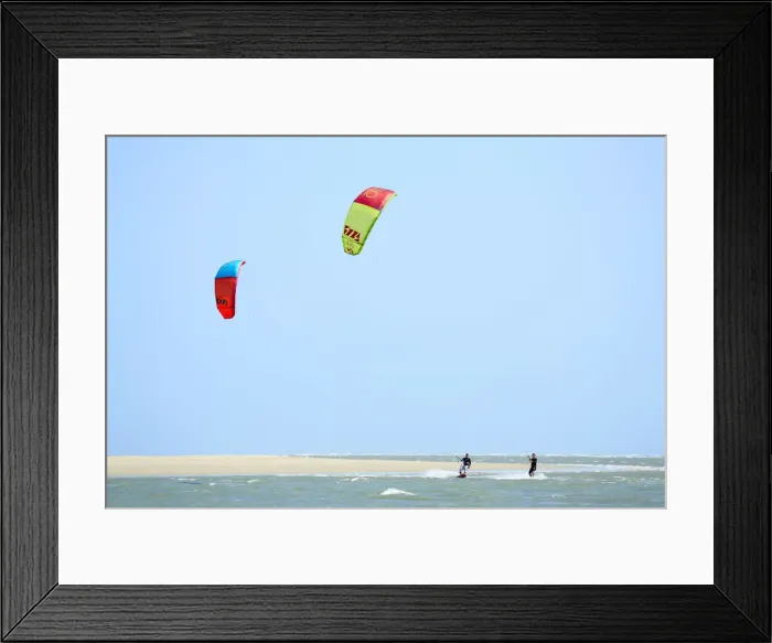 Framed Print : Brazil, Maranhao, Lencois Maranhenses national park, Atins, kitesurfers surfing next Framed Print : Brazil, Maranhao, Lencois Maranhenses national park, Atins, kitesurfers surfing next