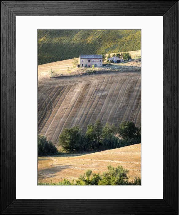 Framed Print : Marchigians rural landscape, Morrovalle village, Macerata district, The Marches Framed Print : Marchigians rural landscape, Morrovalle village, Macerata district, The Marches