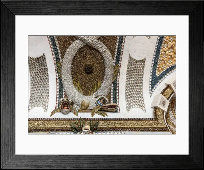 Framed Print : Details of Grotto Hall in the New Palace in Sanssouci Park, in Potsdam, near Berlin