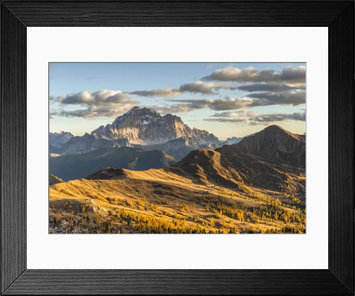 Framed Print : Mount Civetta and Mount Pore at sunset, Alleghe, Belluno district, Veneto, Italy Framed Print : Mount Civetta and Mount Pore at sunset, Alleghe, Belluno district, Veneto, Italy