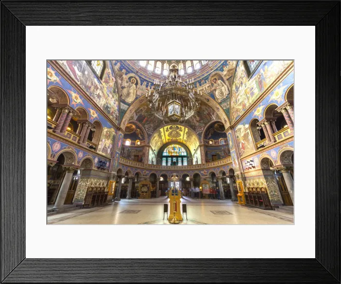 Framed Print : Orthodox Cathedral of Sibiu district, Transylvania, Romania Framed Print : Orthodox Cathedral of Sibiu district, Transylvania, Romania