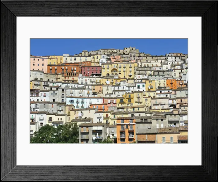 Framed Print : Calitri, Avellino province, Campania region, Italy, Europe Framed Print : Calitri, Avellino province, Campania region, Italy, Europe