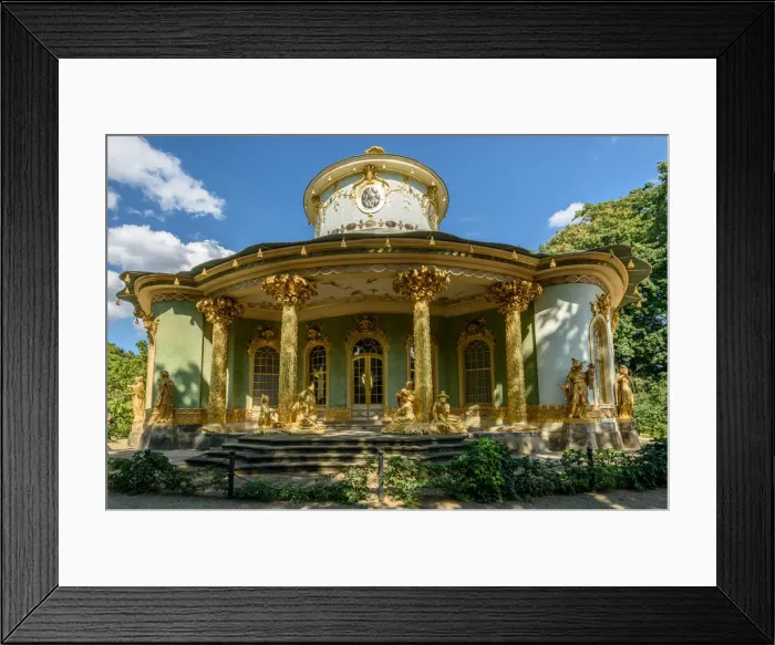 Framed Print : Chinese Pavillon in Sanssouci palace in Potsdam, near Berlin, Germany, Europe