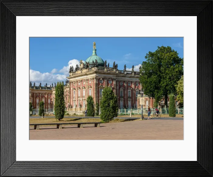 Framed Print : The New Palace in Sanssouci gardens in Potsdam, near Berlin, Germany, Europe Framed Print : The New Palace in Sanssouci gardens in Potsdam, near Berlin, Germany, Europe