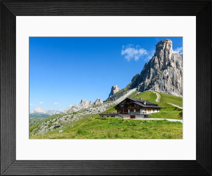 Framed Print : Passo Giau, Cortina d Ampezzo and San Vito di Cadore, Dolomites, Province Framed Print : Passo Giau, Cortina d Ampezzo and San Vito di Cadore, Dolomites, Province