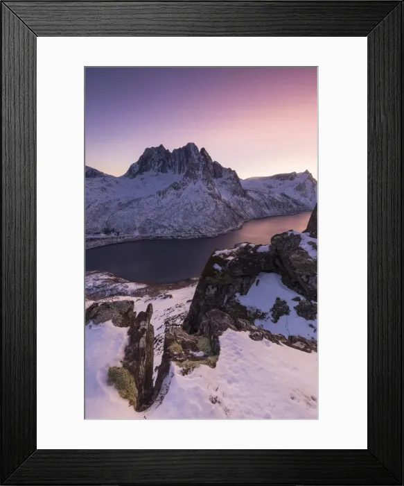 Framed Print : Mefjorden illuminated by the colors of the arctic sunset. Barden, Mefjordbotn, Mefjorden Framed Print : Mefjorden illuminated by the colors of the arctic sunset. Barden, Mefjordbotn, Mefjorden