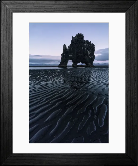 Framed Print : sunset at Hvitserkur, Norduland vestra, Northen Iceland, Europe Framed Print : sunset at Hvitserkur, Norduland vestra, Northen Iceland, Europe