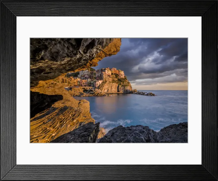 Framed Print : Manarola, Cinque Terre, Liguria, Italy