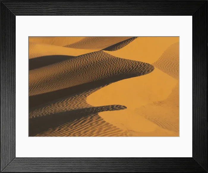 Framed Print : Sand dunes, Sahara desert, Tunisia, Northern Africa Framed Print : Sand dunes, Sahara desert, Tunisia, Northern Africa