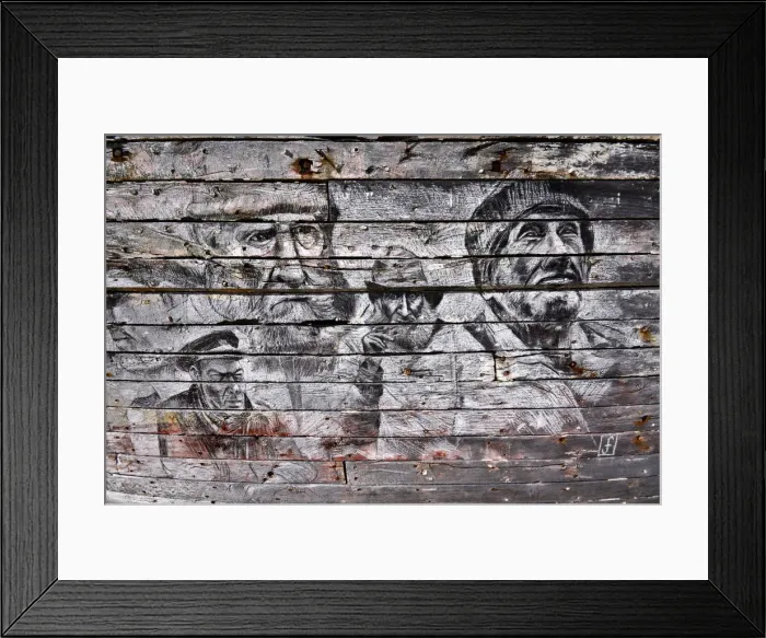 Framed Print : Brittany, France. Graveyard of ships in Brittany