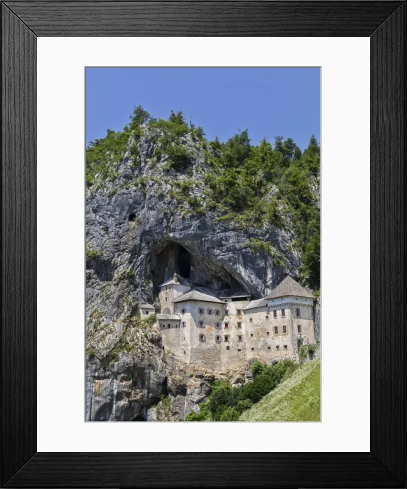Framed Print : Predjama castle, Predjama, Slovenia Framed Print : Predjama castle, Predjama, Slovenia