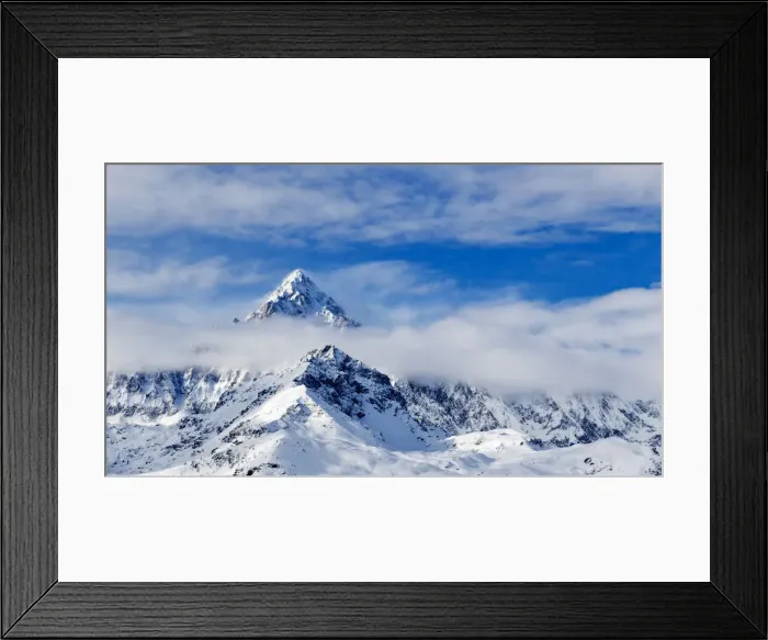 Framed Print : Po valley, cuneo, piedmont, italy. Monviso mountain Framed Print : Po valley, cuneo, piedmont, italy. Monviso mountain