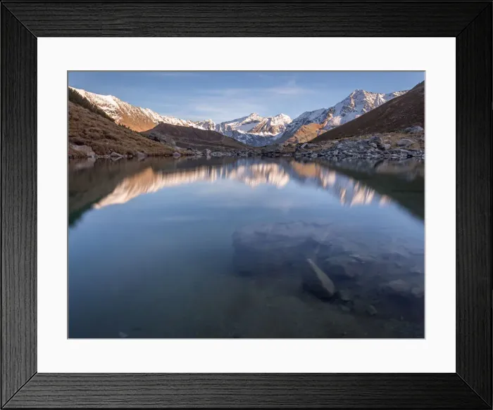 Framed Print : Rifflsee, Mandarfen, St. Leonhard in Pitztal, Imst district, Tirol region, Austria Framed Print : Rifflsee, Mandarfen, St. Leonhard in Pitztal, Imst district, Tirol region, Austria