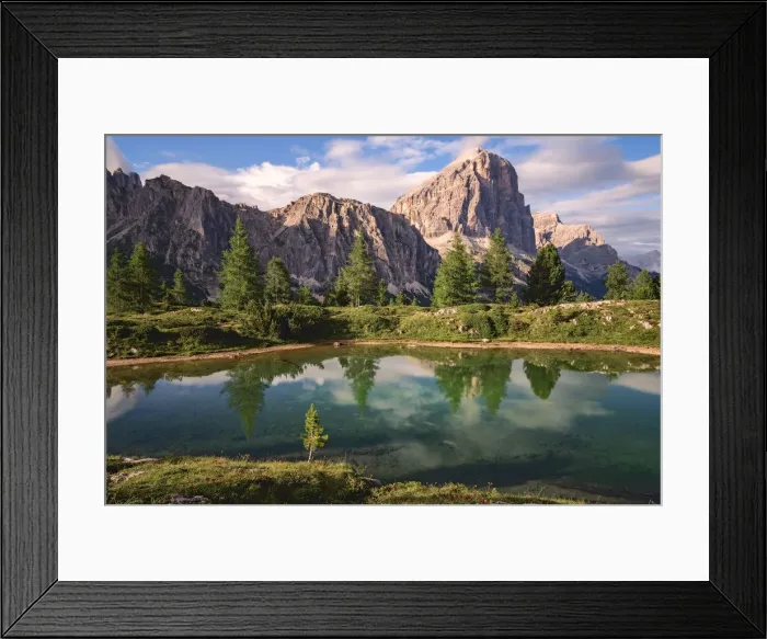 Framed Print : Limedes lake, Passo Falzarego, Belluno province, Veneto, Italy, Europe Framed Print : Limedes lake, Passo Falzarego, Belluno province, Veneto, Italy, Europe