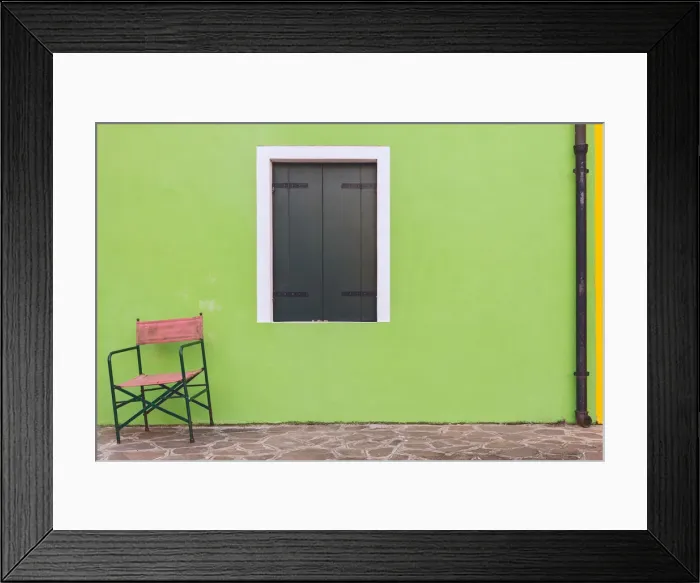 Framed Print : Burano, Venezia  /  Venice, Italy, Europe
