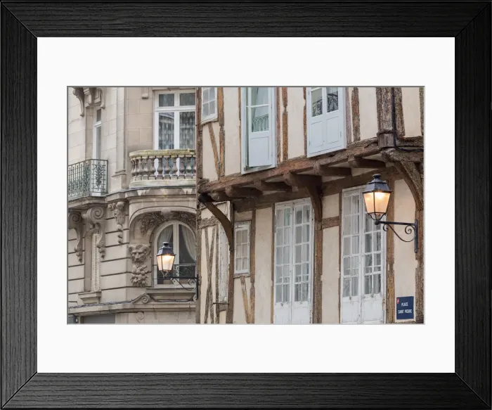 Framed Print : Place Saint Pierre, Vannes, Morbihan departement, Bretagne - Brittany, France, Europe Framed Print : Place Saint Pierre, Vannes, Morbihan departement, Bretagne - Brittany, France, Europe