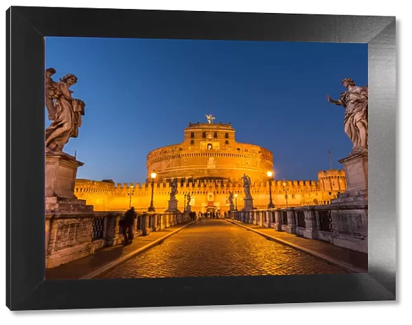 Rome, Lazio, Italy, Mausoleum of Hadrian, Castel Sant Angelo
