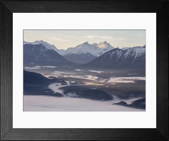 Framed Print : The Plateau of Mieming seen from Mosern, Mosern, Telfs, Innsbruck-Land Framed Print : The Plateau of Mieming seen from Mosern, Mosern, Telfs, Innsbruck-Land