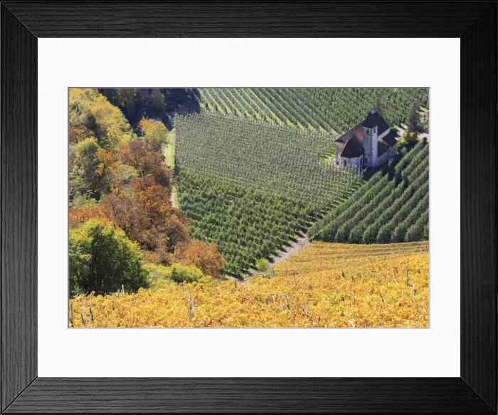 Framed Print : View of St. Valentin church surrounded by autumn colors. St. Valentin Kirche bei Labers Framed Print : View of St. Valentin church surrounded by autumn colors. St. Valentin Kirche bei Labers