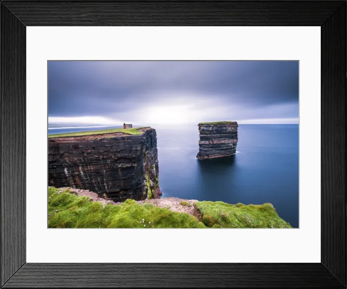Framed Print : Downpatrick Head, Ballycastle, County Mayo, Donegal, Connacht region, Ireland