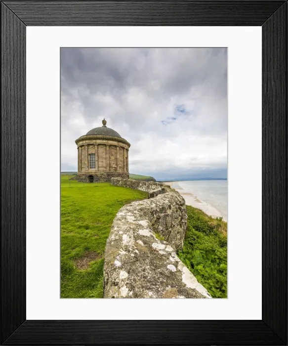 Framed Print : Mussenden temple, Castlerock, County Antrim, Ulster region, northern Ireland, United Framed Print : Mussenden temple, Castlerock, County Antrim, Ulster region, northern Ireland, United