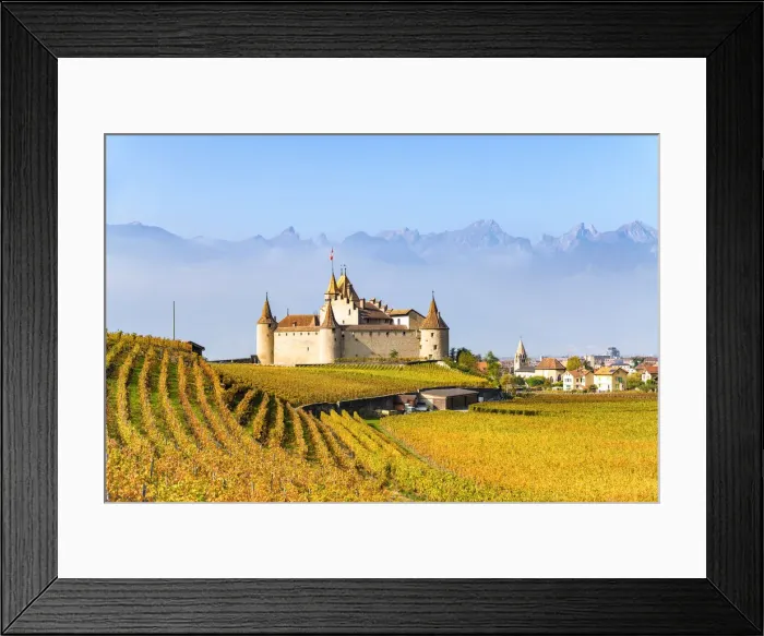 Framed Print : Aigle Castle, Aigle, Canton of Vaud, Switzerland, Europe Framed Print : Aigle Castle, Aigle, Canton of Vaud, Switzerland, Europe