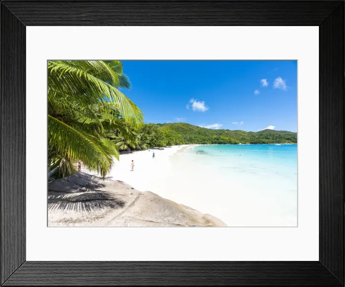 Framed Print : Anse lazio beach, Praslin island, Seychelles, Africa Framed Print : Anse lazio beach, Praslin island, Seychelles, Africa