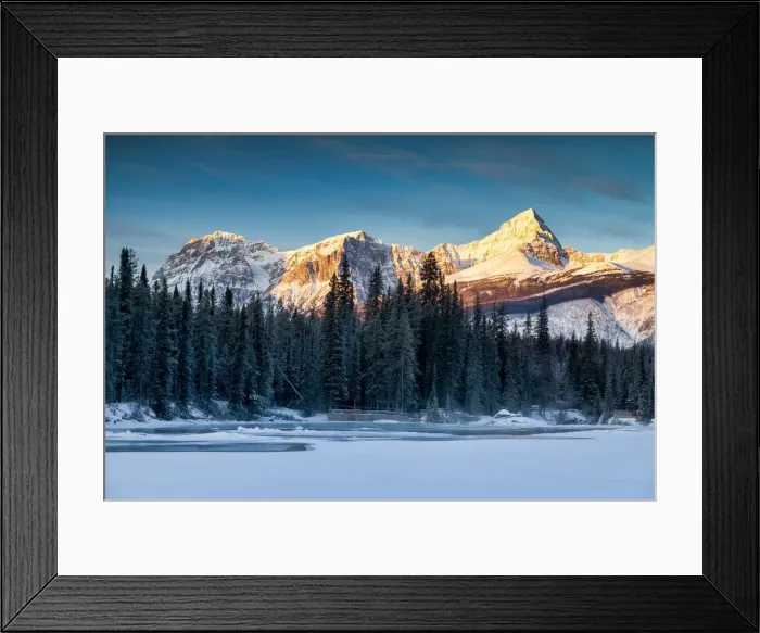 Framed Print : Mt. Edith Cavell in Winter, Jasper National Park, Alberta, Canada Framed Print : Mt. Edith Cavell in Winter, Jasper National Park, Alberta, Canada