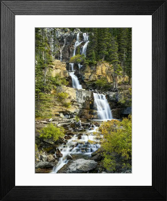 Framed Print : Tangle Creek Falls, Banff National Park, Alberta, Canada Framed Print : Tangle Creek Falls, Banff National Park, Alberta, Canada