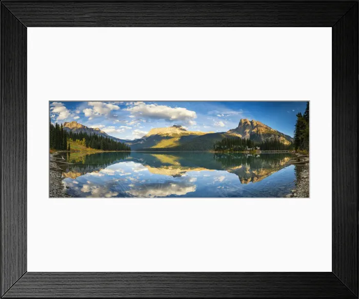 Framed Print : Emerald Lake Reflections, Yoho National Park, Alberta, Canada Framed Print : Emerald Lake Reflections, Yoho National Park, Alberta, Canada