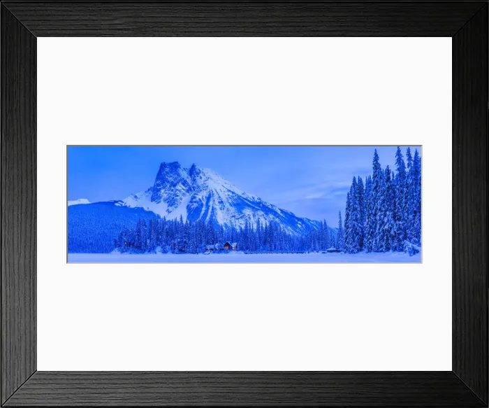 Framed Print : Mt. Burgess in Winter, Yoho National Park, British Columbia, Canada Framed Print : Mt. Burgess in Winter, Yoho National Park, British Columbia, Canada