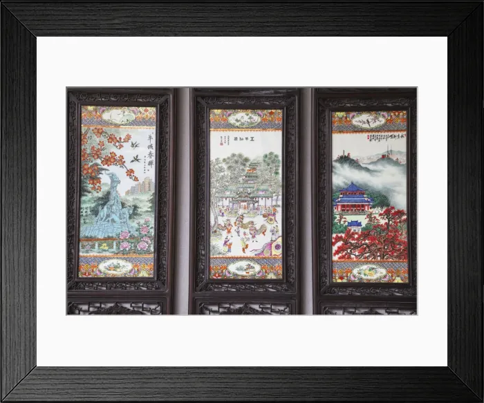 Framed Print : Decorative screens at Chen Clan Academy, Guangzhou, Guangdong, China Framed Print : Decorative screens at Chen Clan Academy, Guangzhou, Guangdong, China