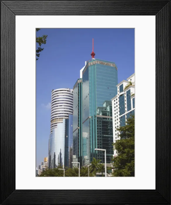 Framed Print : Skyscrapers, Shenzhen, Guangdong, China Framed Print : Skyscrapers, Shenzhen, Guangdong, China