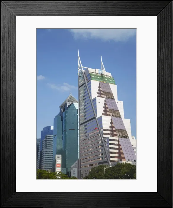 Framed Print : Skyscrapers in downtown Shenzhen, Guangdong, China Framed Print : Skyscrapers in downtown Shenzhen, Guangdong, China